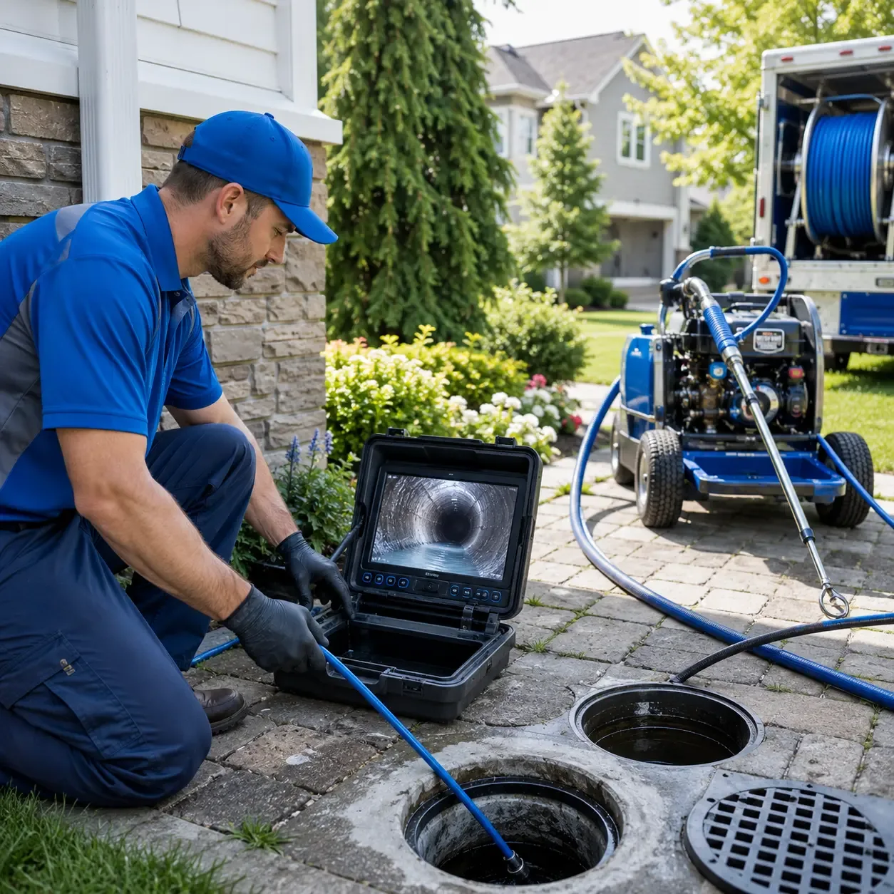 Outdoor drain cleaning professionals serving Mount Horeb, WI